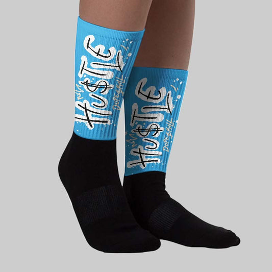 UNC Reimagined 1s DopeSkill Sublimated Sock Hustle Graphic
