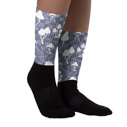 Indigo Haze 5s DopeSkill Sublimated Socks Mushroom Graphic