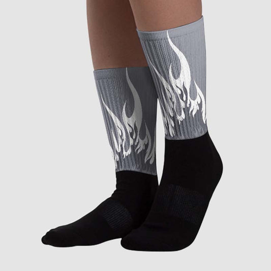 Stealth 14s DopeSkill Sublimated Socks FIRE Graphic