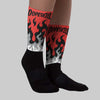Toro Bravo 4s DopeSkill Sublimated Socks FIRE Graphic