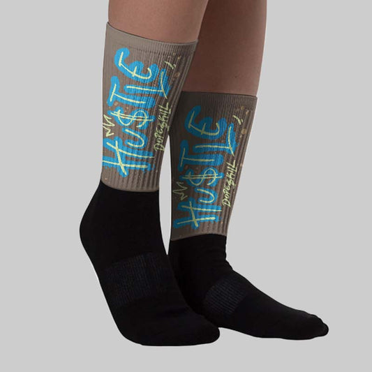 “We Outside” 3s DopeSkill Sublimated Sock Hustle Graphic
