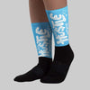 Legend Blue 11s DopeSkill Sublimated Sock Hustle Graphic