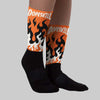 Shattered Backboard 1s DopeSkill Sublimated Sock FIRE Graphic