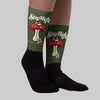 Olive Collection DopeSkill Sublimated Socks Stay High Graphic