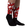 Satin Bred 1s DopeSkill Sublimated Socks Mushroom Graphic