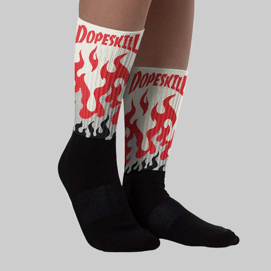 Sail 1s OG DopeSkill Sublimated Sock FIRE Graphic
