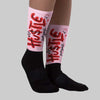 Arctic Pink 5s DopeSkill Sublimated Sock Hustle Graphic