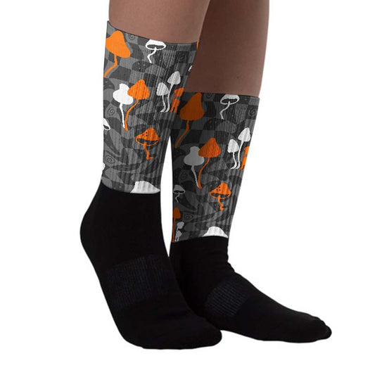 Fear Pack 3s DopeSkill Sublimated Socks Mushroom Graphic