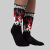 Ruby 1s DopeSkill Sublimated Sock FIRE Graphic