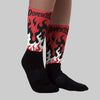 “Bloodline” 12s DopeSkill Sublimated Socks FIRE Graphic