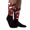 Black Toe 1s DopeSkill Sublimated Socks Mushroom Graphic