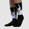 Reverse Oreo 6s DopeSkill Sublimated Socks FIRE Graphic