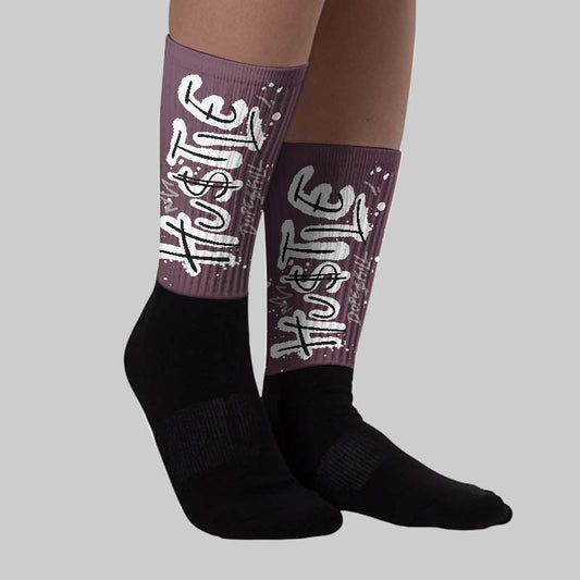 A Ma Maniere x Air 5s DopeSkill Sublimated Sock Hustle Graphic