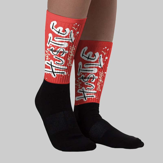 Nigel Sylvester x 4s “Brick After Brick” DopeSkill Sublimated Socks Hustle Graphic