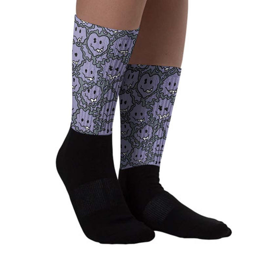 Indigo Haze 5s DopeSkill Sublimated Socks Slime Graphic