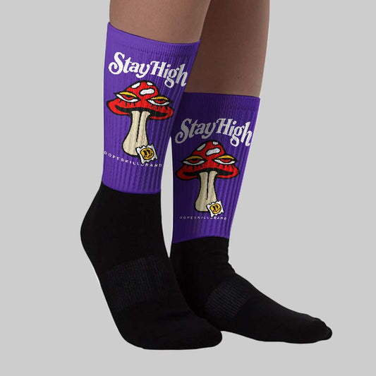 PURPLE Collection DopeSkill Sublimated Socks Stay High Graphic