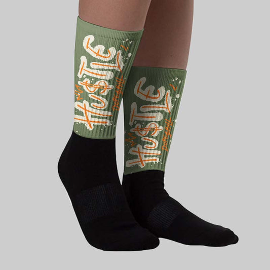 Undefeated x 4s OG DopeSkill Sublimated Sock Hustle Graphic