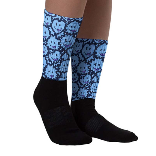 Georgetown 5s DopeSkill Sublimated Socks Slime Graphic