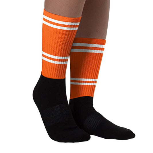 Orange Milk DopeSkill Sublimated Socks BASIC SPORT Graphic