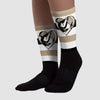 Latte 1s DopeSkill Sublimated Socks Horizontal Stripes Graphic