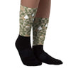 Max 90 Neutral Olive DopeSkill Sublimated Socks Mushroom Graphic