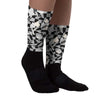 Off Noir 3s DopeSkill Sublimated Socks Mushroom Graphic