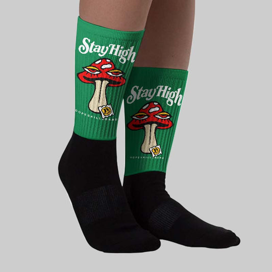 Green Collection DopeSkill Sublimated Socks Stay High Graphic