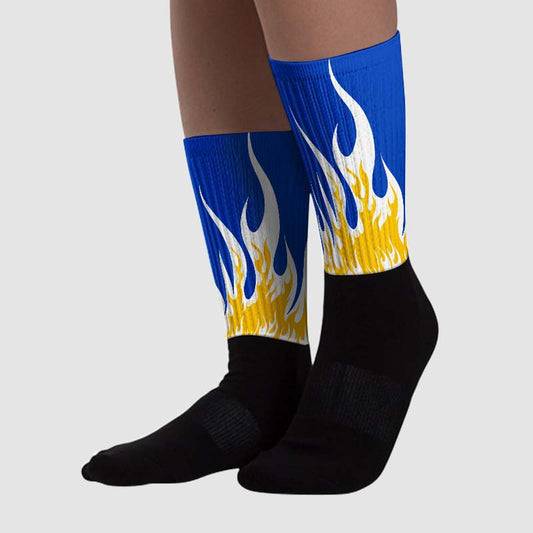 Laney 14s DopeSkill Sublimated Socks FIRE Graphic