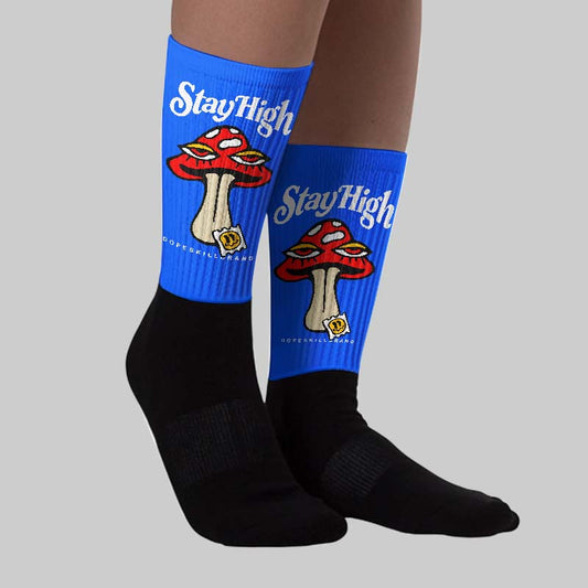 Royal Blue Collection DopeSkill Sublimated Socks Stay High Graphic