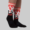 Nigel Sylvester x 4s “Brick After Brick” DopeSkill Sublimated Socks FIRE Graphic