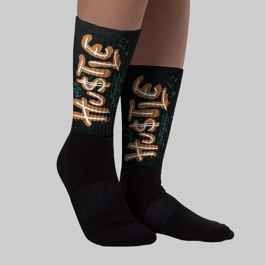 Samba Leopard Pack Collegiate Green DopeSkill Sublimated Sock Hustle Graphic