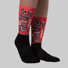 “Bloodline” 12s DopeSkill Sublimated Socks Hustle Graphic