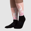 Legend Pink 11s DopeSkill Sublimated Socks FIRE Graphic