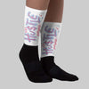 Cobalt Bliss 3s DopeSkill Sublimated Sock Hustle Graphic
