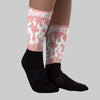 Dusty Rose 40s DopeSkill Sublimated Sock FIRE Graphic