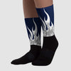 AJ Spizike White Obsidian DopeSkill Sublimated Socks FIRE Graphic