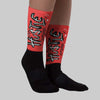 Reverse Infrared 6s DopeSkill Sublimated Sock Hustle Graphic