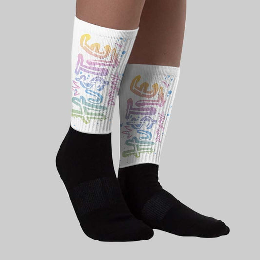 Year Of The Snake 5s DopeSkill Sublimated Sock Hustle Graphic