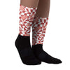 Dune Red 13s DopeSkill Sublimated Socks Mushroom Graphic