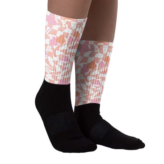 Legend Pink 11s DopeSkill Sublimated Socks Mushroom Graphic