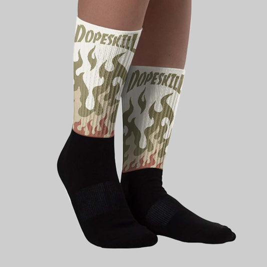 Sail 6s DopeSkill Sublimated Socks FIRE Graphic