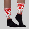 FIRE Sublimated Socks Match Fire Red 3s