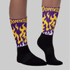 Field Purple 12s DopeSkill Sublimated Socks FIRE Graphic