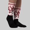 VALENTINE'S Day 3s DopeSkill Sublimated Sock FIRE Graphic
