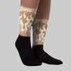 Cozy Girl 4s DopeSkill Sublimated Sock FIRE Graphic