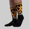 Black Taxi 12s Sublimated Socks FIRE Graphic