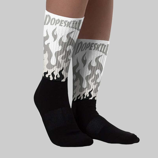Pure Money 3s DopeSkill Sublimated Sock FIRE Graphic