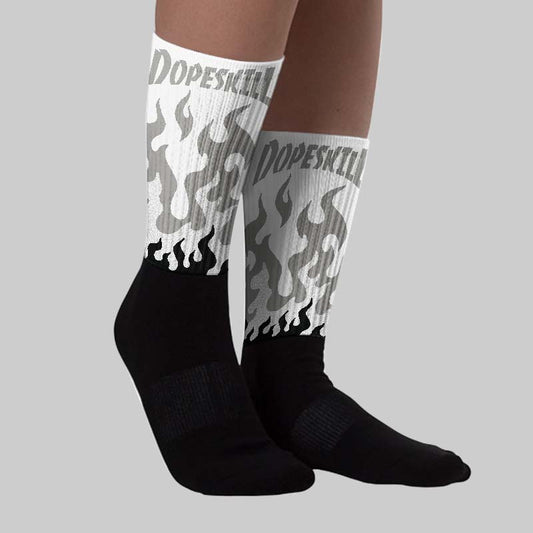 Pure Money 3s DopeSkill Sublimated Sock FIRE Graphic