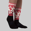 Valentine’s Day 4s DopeSkill Sublimated Sock FIRE Graphic