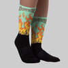 SB Dunk “Rodeo” DopeSkill Sublimated Sock FIRE Graphic